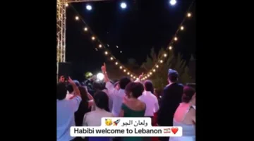 «يا قلبي، خطوة واحدة ليست خيالاً».. لحظة عبور صواريخ إيرانية فوق حفلة في لبنان أثناء عرض أغنية شيرين (فيديو)